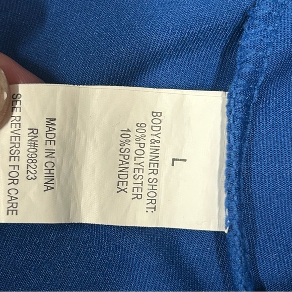 Bundle of 2 BCG tennis skirts YL w/shorts under Royal & white Preowned EUC - Picture 5 of 9